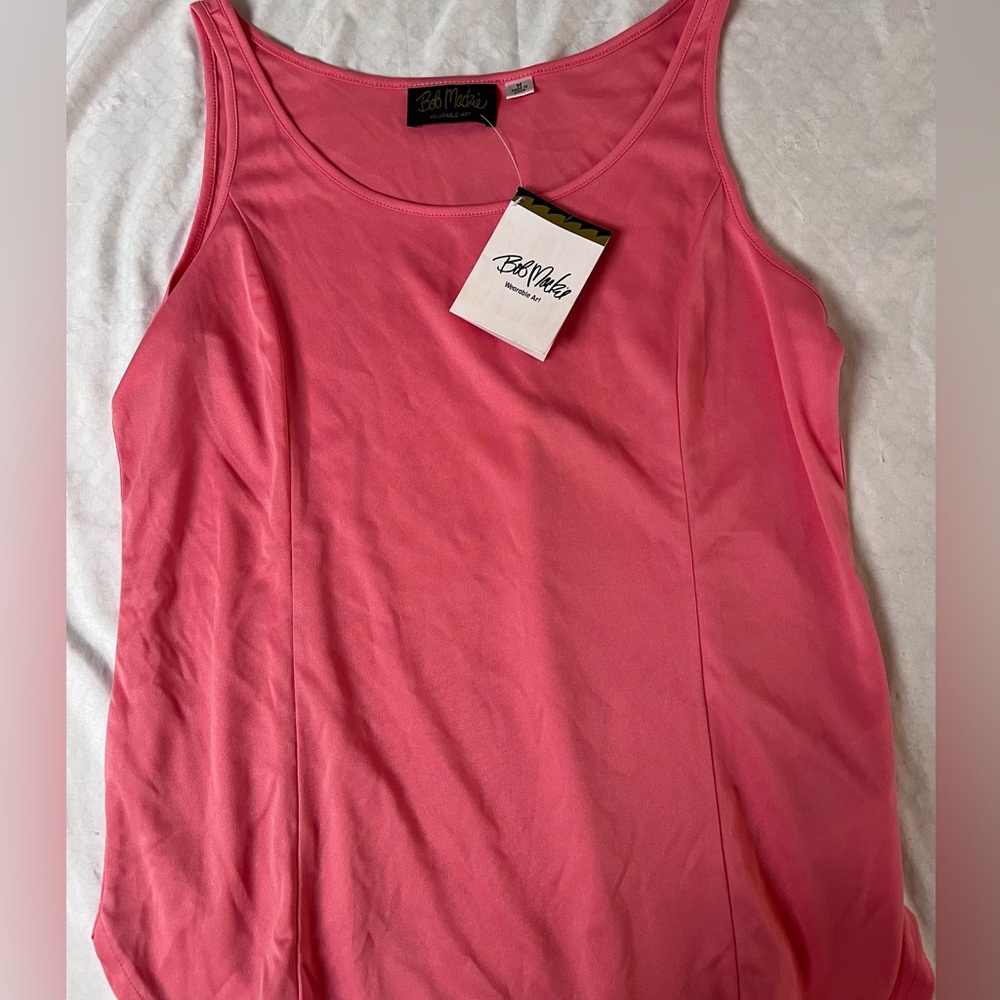 Bob Mackie scoop neck tank top